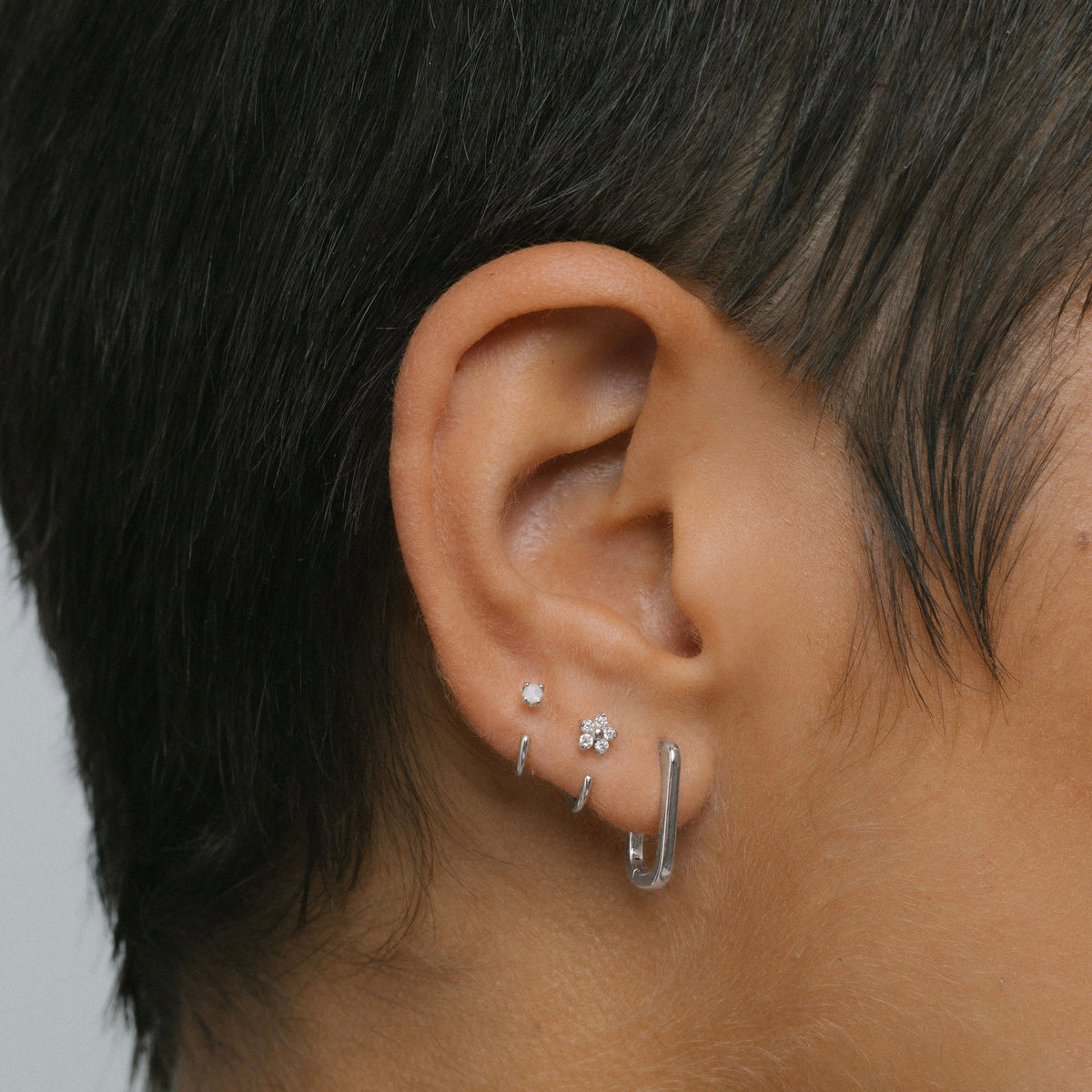 Stay Close Moonstone Hoops