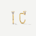 Stay Close Teardrop Hoops