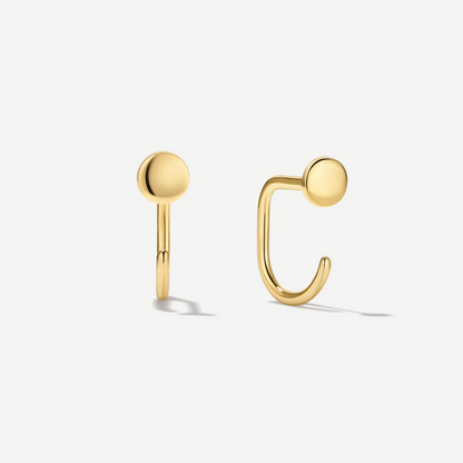 Stay Close Disc Hoops