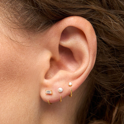 Stay Close Baguette Hoops