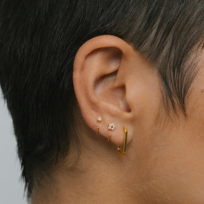Stay Close Moonstone Hoops