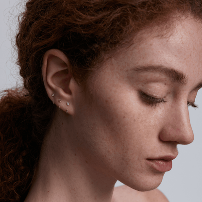 Stay Close Blue Sapphire Hoops