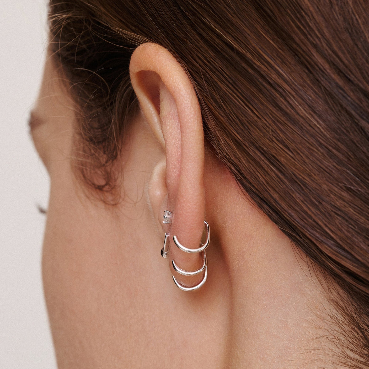 Stay Close Gem Hoops Set