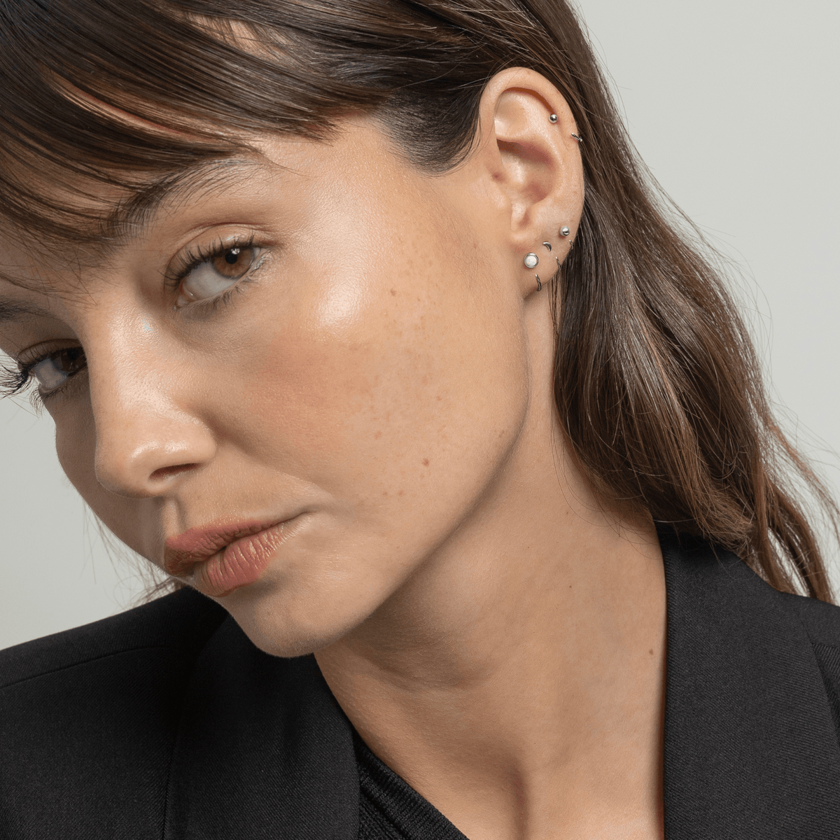 Stay Close Opal Hoops