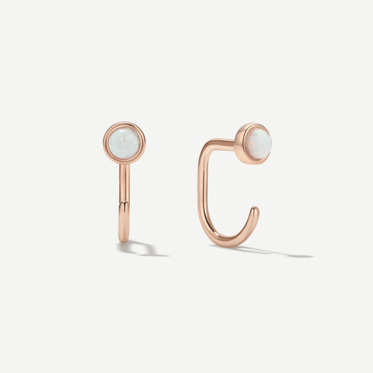 Stay Close Opal Hoops