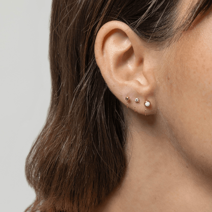 Stay Close Opal Hoops