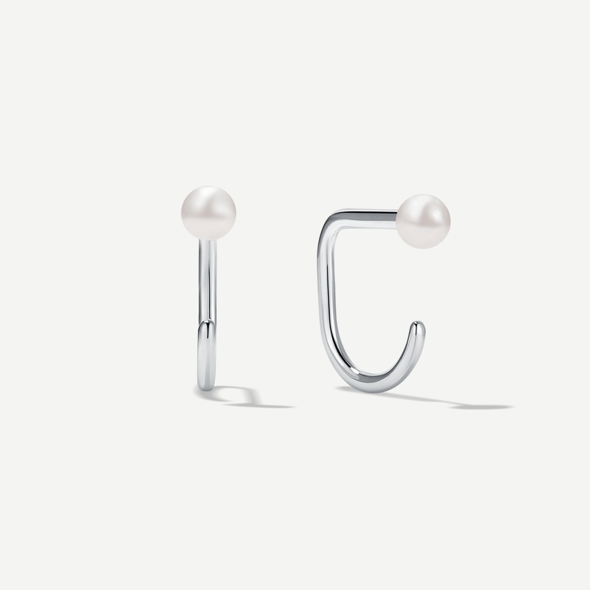 Stay Close Pearl Hoops