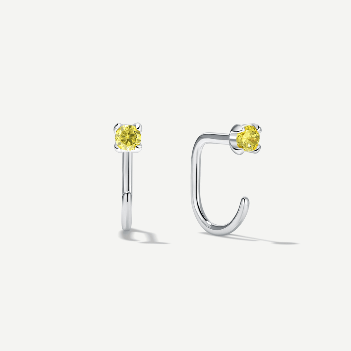 Stay Close Peridot Hoops