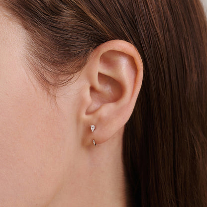 Stay Close Teardrop Hoops